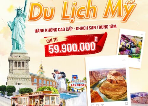 Tour Mỹ Bờ Tây: San Francisco - Los Angeles - Las vegas 8N7D