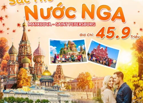 Tour Nga Mùa Thu: Matxcova - Saint Petersburg 7N6D